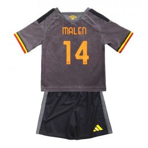 AS Roma Donyell Malen #14 Jalkapallovaatteet Lasten Kolmas peliasu 2026-27 Lyhythihainen (+ Lyhyet housut)
